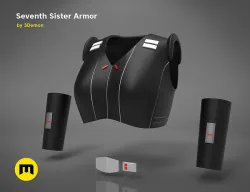 Seventh Sister Armor  3D print model
