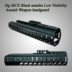 Sig MCX Black mamba Low Visibility Assault Weapon handguard PBR  Low-poly 3D model