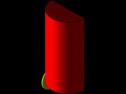 Simple cylinder engine motion