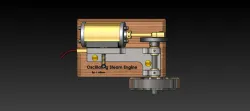 Simple Oscillating Steam Engine