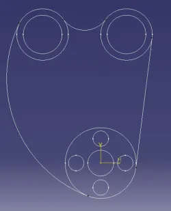 Sketcher Sample(4) in CATIA
