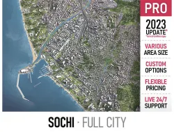Sochi Low-poly 3D model