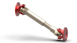 Solidworks Tutorial #190 Design a Double Cardan Shaft Assembly in Solidworks by SW Easy Design