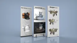 STANDY LOWPOLY PRINTABLE 3D MODELS SET Low-poly 3D model