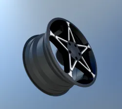 Star Design Wheel Rim