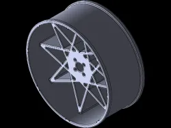 Star Design Wheel Rim