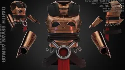 Star Wars Darth Revan Armor for Cosplay 3D print model