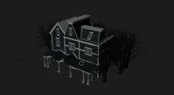 Stranger Things Creel house 3D model