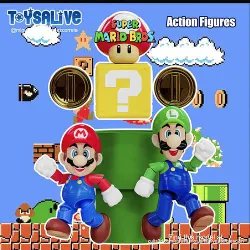 SUPER MARIO BROS ACTION FIGURES 3D print model