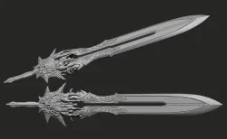 Sword of God 3d print model 3D print model