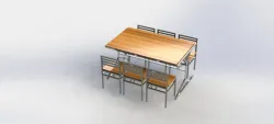 table et chaises de jardin v1.0 / garden table and chairs v1.0