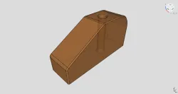 The simple part modeling in FreeCAD 0.19