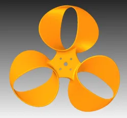 Toroidal propeller 204mm
