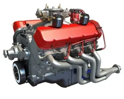 V8 Engine 3D model