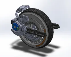 Wheel with Gun