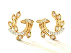 Women Studs Earrings 3dm STL FBX OBJ Render Detail 3D print model
