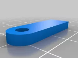 2 color Dual Extrusion Keychain Bottom smaller size short