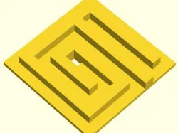 3D inside puzzle generator