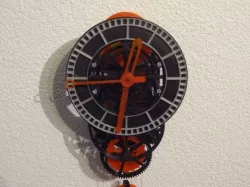 3D printed mechanical Clock with Anchor Escapement