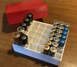 AA and AAA battery holder/container