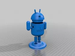 Android robot that likes microsoft (this droid is SMART)