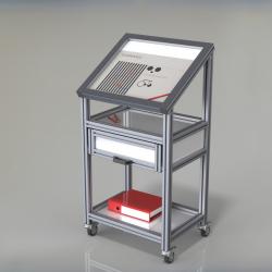 Cart Handle Step File cart with file drawer 3D Models | Page 1 | STLFinder