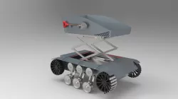 Autonomous transport construction vehicle