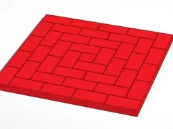 Brick Pattern Layouts for Lasercutter and 3D Printing
