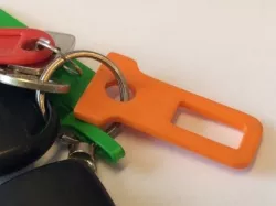 Buckle Plug Keychain