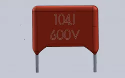 Capacitor ceramic 104 600V