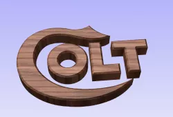 Colt Logo STL