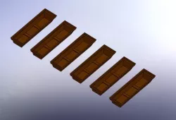 concept casting mold for coated waffle