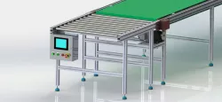 Conveyor Belt, 25-Meter - Aluminum Profiles and Stainless-Steel chassis