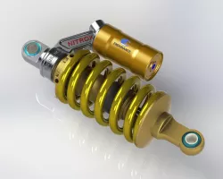 Endurance Nitrox Gas Shock Absorber 270mm