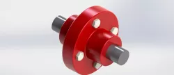 Flange Coupling Unprotected Type | Solid Works | Part Design And Assembly