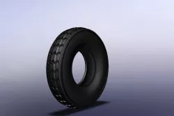 Forklift Tyre - Design With Solidworks