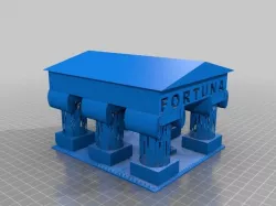 "Fortuna temple" with statue