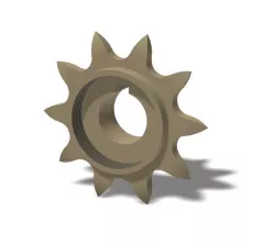 Gear output chain 80cc motor