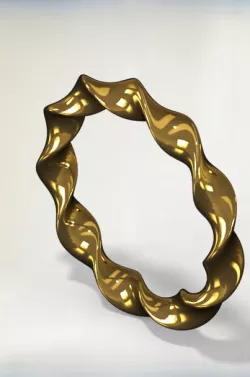 Golden Twisted Bracelet