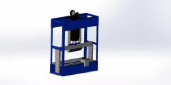 hydraulic press for folding profile