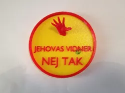 Jehovas Vidner NEJ TAK skilt
