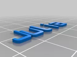 Julia Dual Extrusion Keychain Top