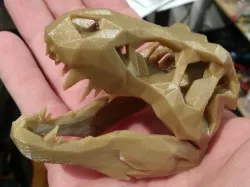 Low Poly T-Rex Skull