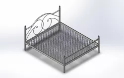 Metal bed