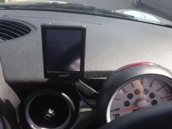 Mini Mounting For a hands free display for BMW vehicles