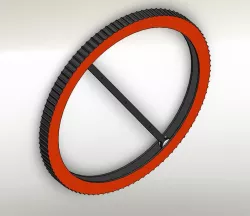 mono-wheel bike frame