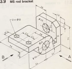 Ms rod bracket