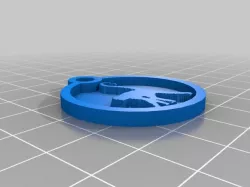 My Customized Keychain Lithopane -Monkey2