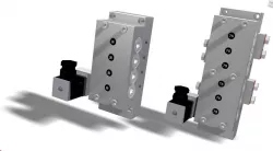 Progressive distributor VPA for greasing unit
