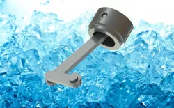 Slider crank mechanism with SW motion study and animations